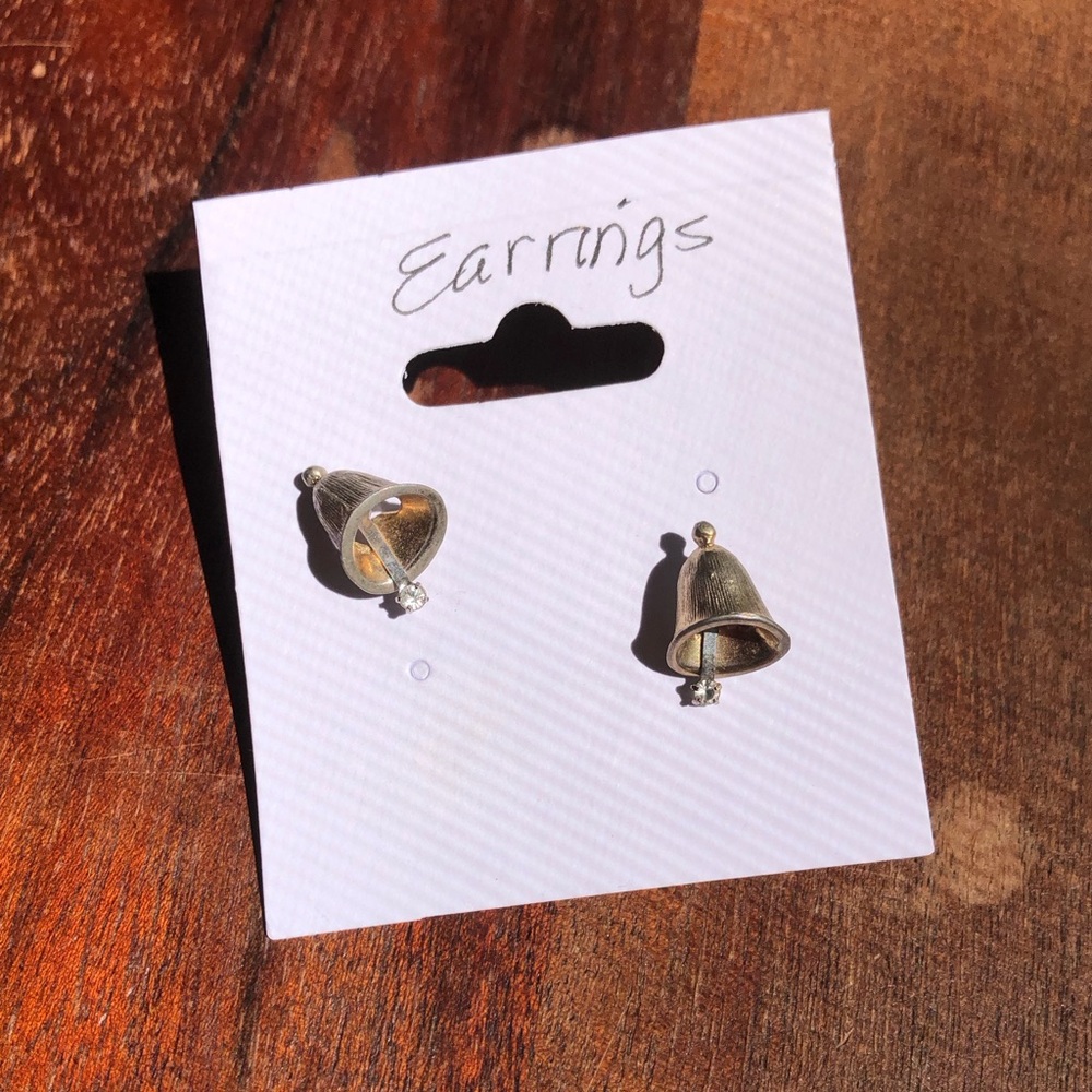 Cute Vintage Bell Stud Earrings